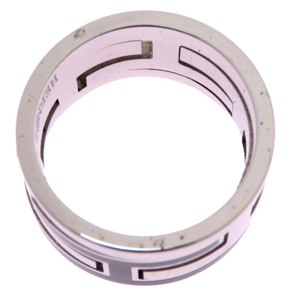 Hermes SV925 Move H #49 Women's/Men's Ring, Sterling Silver 925 - Picture 2 of 7